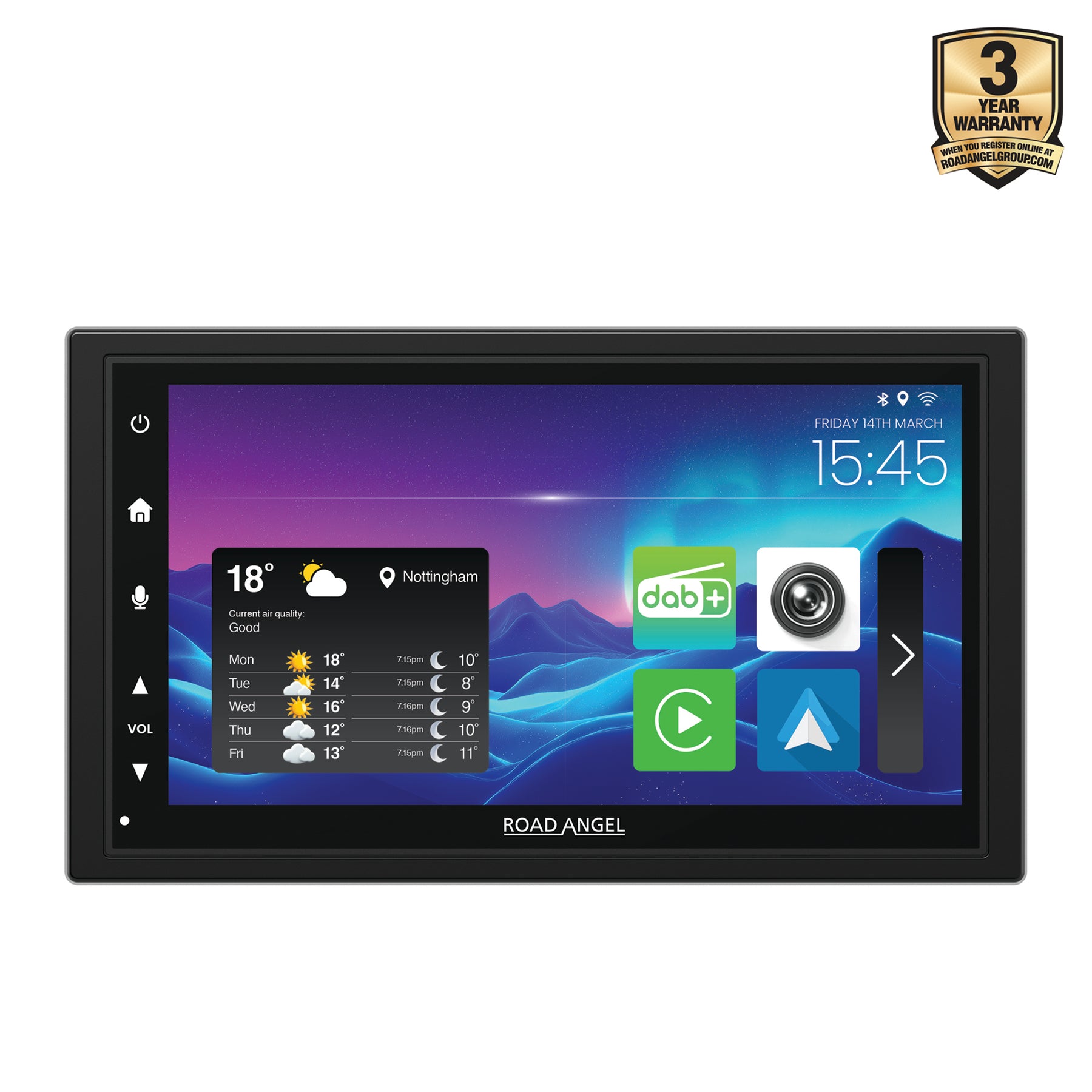 NEW - RA-X622BT | Car Stereo With 6.75" Touch Screen Display, Bluetooth | Wireless Android Auto & Apple Car Play