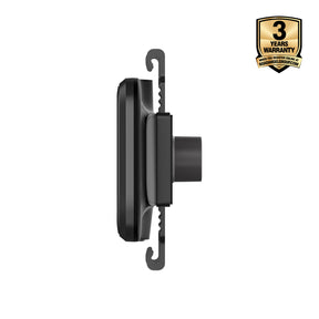 New - Halo View 3 4K – 2160p & 1080p Front & Rear Anti-Glare Mirror Dash Cam with integrated 10 inch LCD touchscreen & Reverse Parking Aid With 64GB SD Card & Hardwiring Kit Bundle