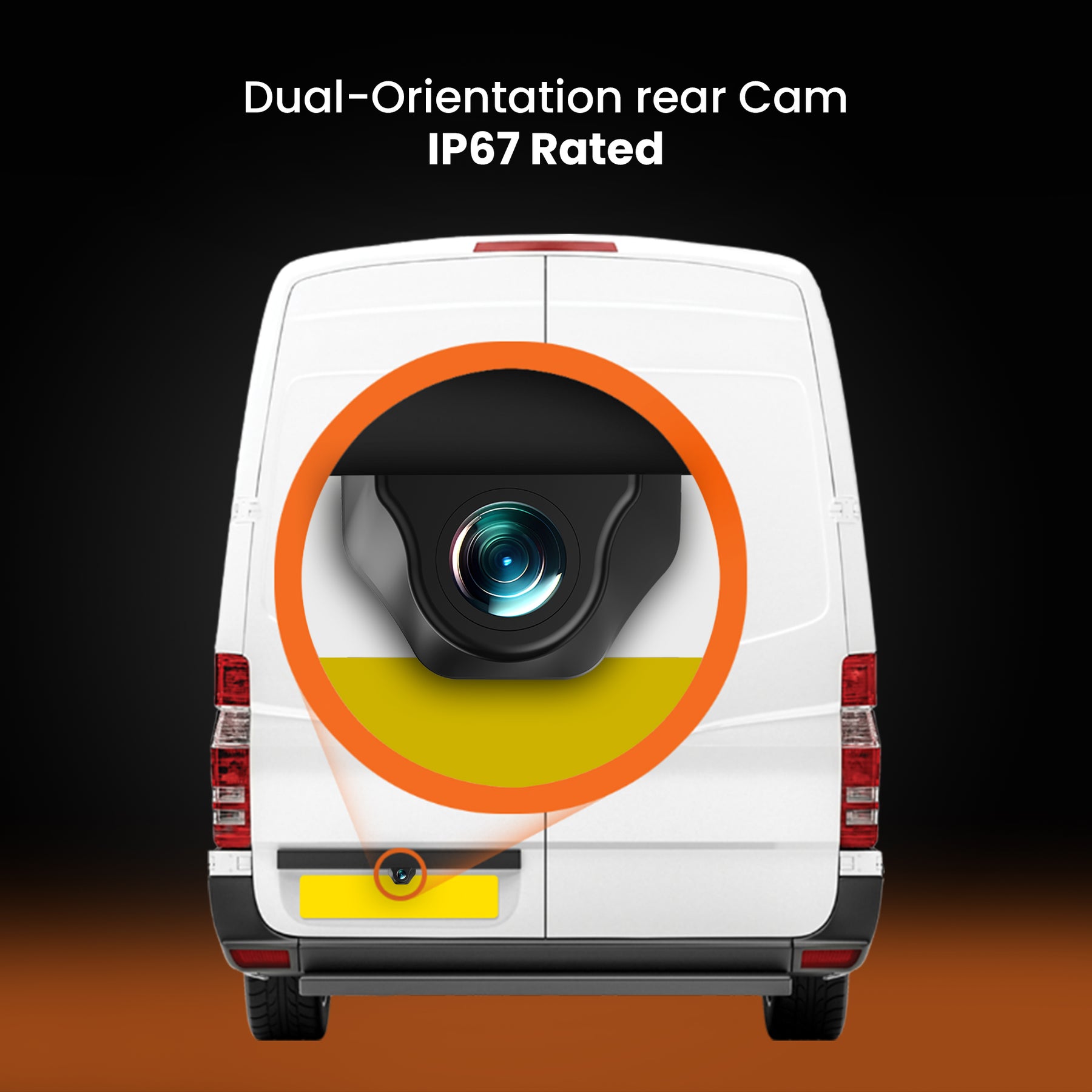 New - Halo View 3 4K – 2160p & 1080p Front & Rear Anti-Glare Mirror Dash Cam with integrated 10 inch LCD touchscreen & Reverse Parking Aid With 64GB SD Card & Hardwiring Kit Bundle