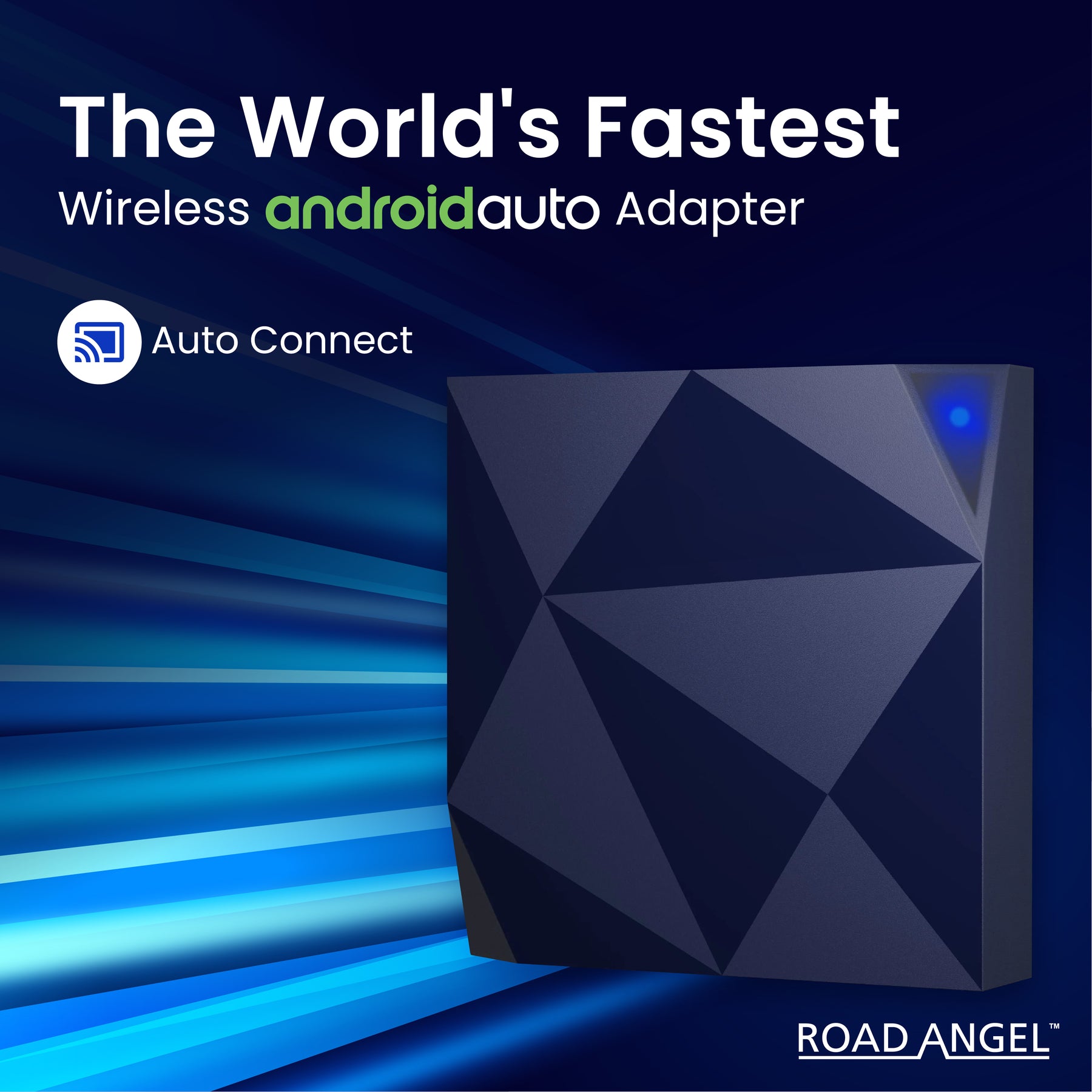 Road Angel RAAA1 Wireless Android Auto Adapter Plug & Play 5G WIFI